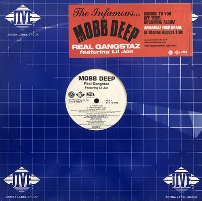 12-дюймовая пластинка MOBB DEEP - Real Gangstaz JDAB644281 Infamous Record 2004 США Рэп и хип-хоп/R&B Б/У