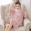 Женская милая мультяшная пижама для беременных в корейском стиле - Домашняя одежда с коротким рукавом на лето
