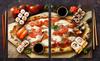 Szklana płyta ochronna na kuchenkę 2x40x52 Pizza