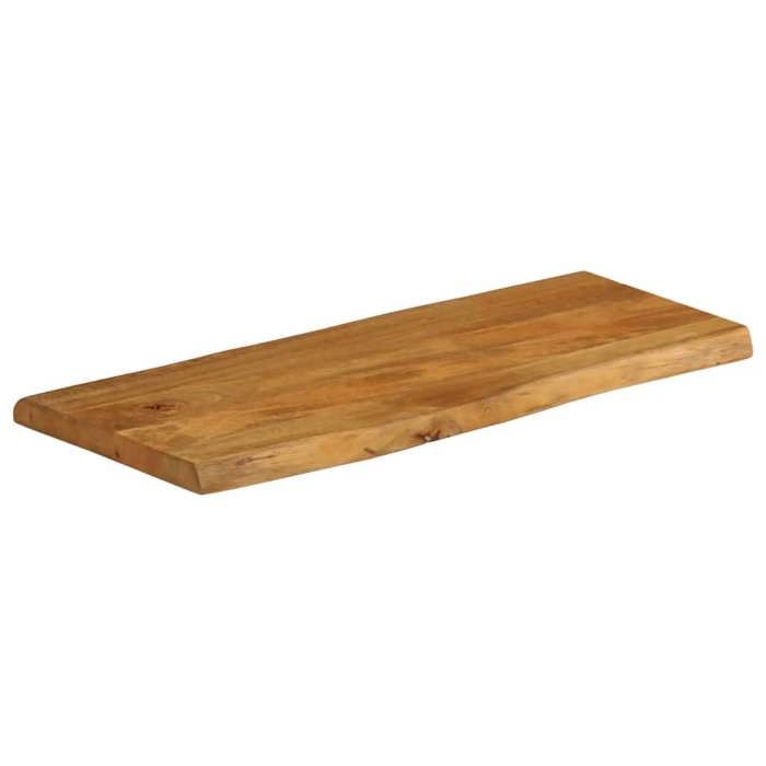 VidaXL Dessus de table 90x40x3,8 cm bord vivant bois massif manguier 370779