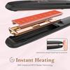Big Stock Dual Voltage Worldwide Use 11 Temperatures Titanium Hair Straightener with US Plug for E-commerce Customers