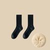 Solid Color Knitted Long Socks Cotton Cuffs Ruffles Socks Casual Middle Tube Socks  Girls
