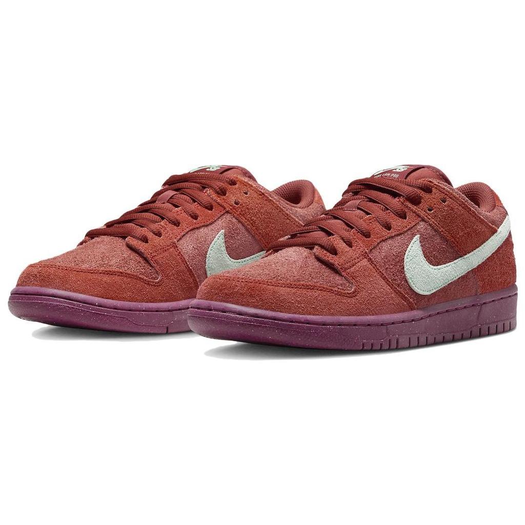 Nike Dunk Low SB Mystic Red Unisex Sneakers Emerald-Rise Rugged-Orange Rosewood DV5429-601