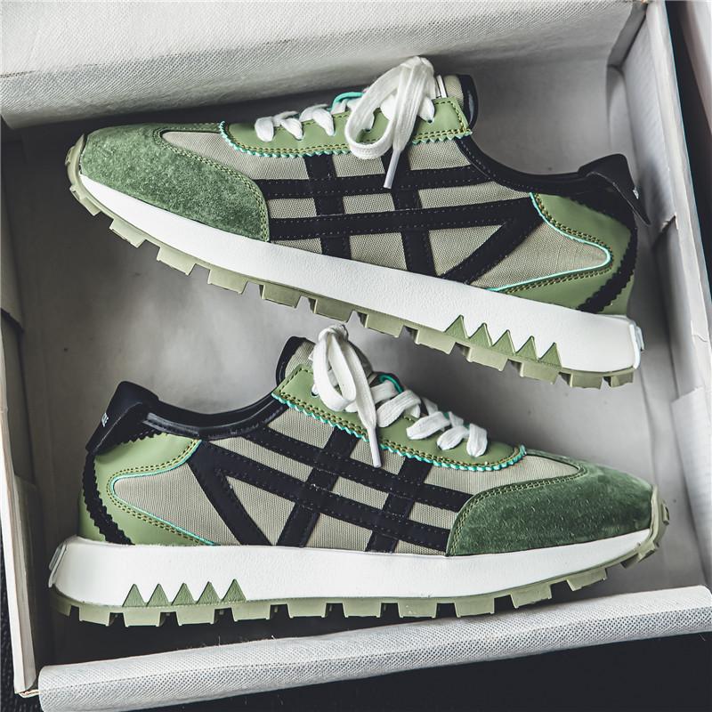 Мужская обувь, модная дышащая обувь на плоской подошве для мужчин, удобная дышащая обувь на толстой платформе, дизайнерская спортивная обувь