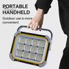 Solar Camping Floodlight Super Bright High Lumens Waterproof High-power Rechargeable Solar Outdoor Portable LED Reflector Spotlight