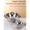 HANDUNYOU 304 Stainless Steel Large Wide-Rim Basin