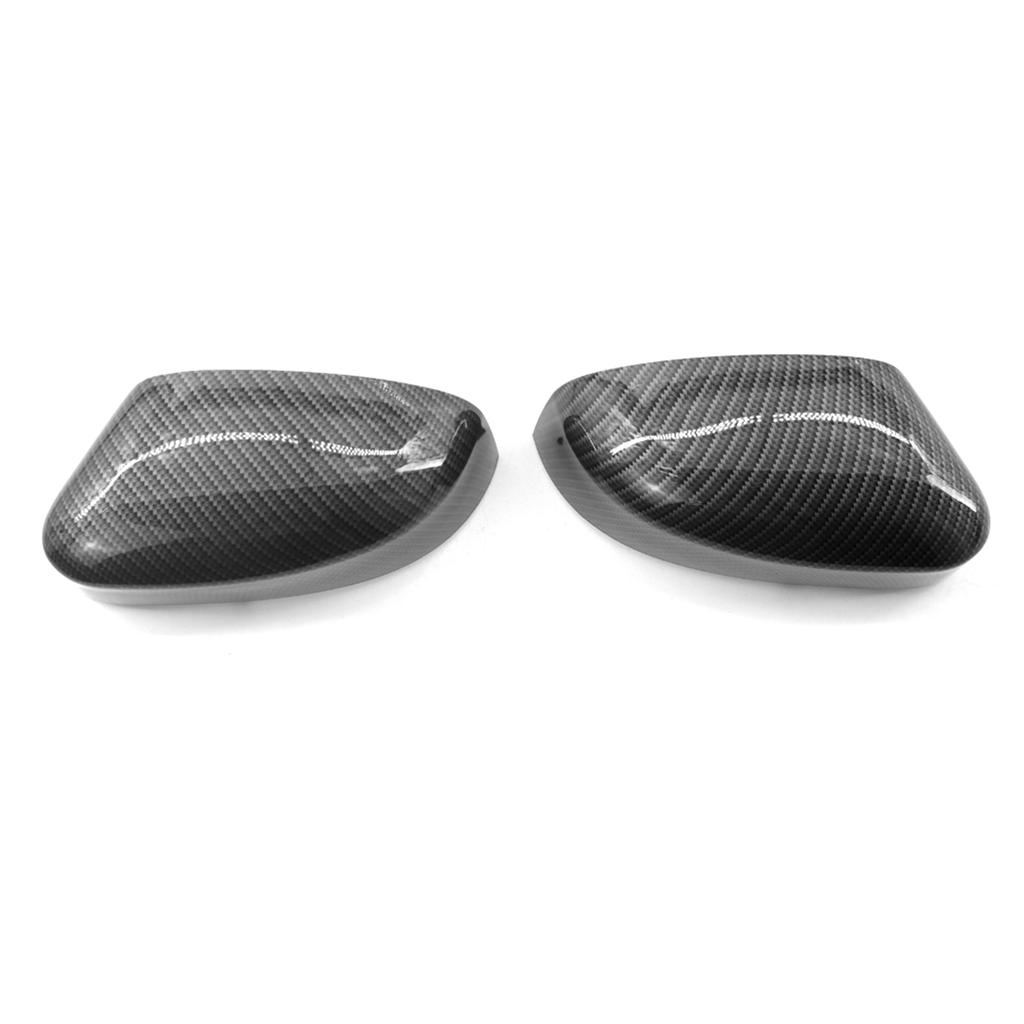 2pcs Side Mirror Cover Rearview Mirror Housing Replacement for Ford Focus 2012-2014 BM51 17K748 AA