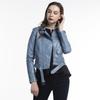 Women's Slim Short PU Leather Jacket Spring Autumn Bomber Motorcycle Cool Outerwear S-XXXL
