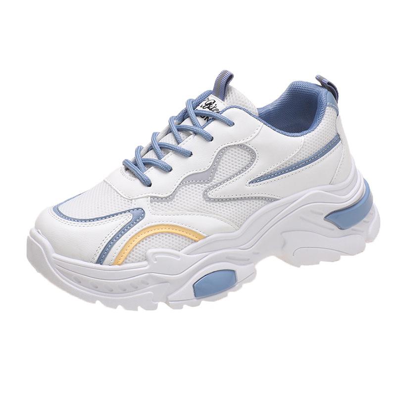 Женские кроссовки «папины» 2025 лето новая платформа-маффин интернет-знаменитость сетчатые туфли модные повседневные спортивные дышащие одинарные туфли