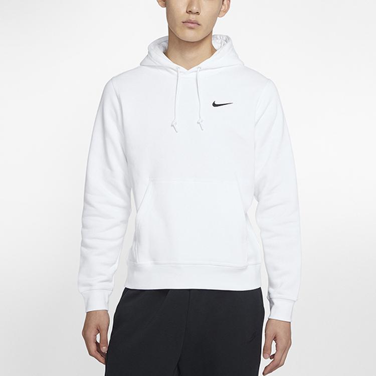 Nike Sweatshirts Men's White Hooded Moderate Regular 916271-100