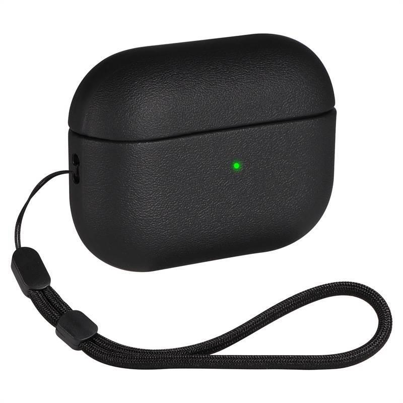 Мягкий ТПУ чехол для Airpods Pro 3 Новый защитный противоударный чехол с текстурой кожи с ремешком и набором для чистки для Airpods Pro 3