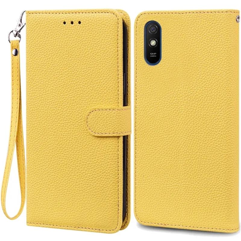 Классический однотонный кожаный чехол-раскладушка для телефона Xiaomi Redmi Note 12 11 Pro 12S 11S 11A A1 Plus Poco M4 X4 X5 Pro 5G 4G противоударный чехол-бумажник