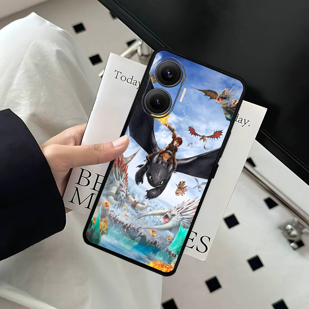 Чехол для телефона 'Как приручить дракона' (How To Train Your Dragon) для Xiaomi Mi 5X 8 9 10 11 12 Lite Pro 10T PocoX3pro PocoM3 Note 10 Pro Lite