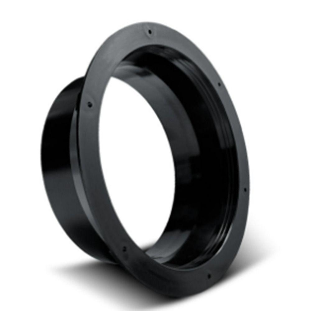 Black Exhaust Duct Connector Flange ABS Air Vent Duct Flange Portable Bevel Flange Adapter Kitchen