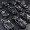 Matte Black Series Volkswagen Dodge Lamborghini Pontiac Chevrolet Corvette Nissan GTR Diecasts & Toy Vehicles 1:36 Alloy Model Pull Back Car