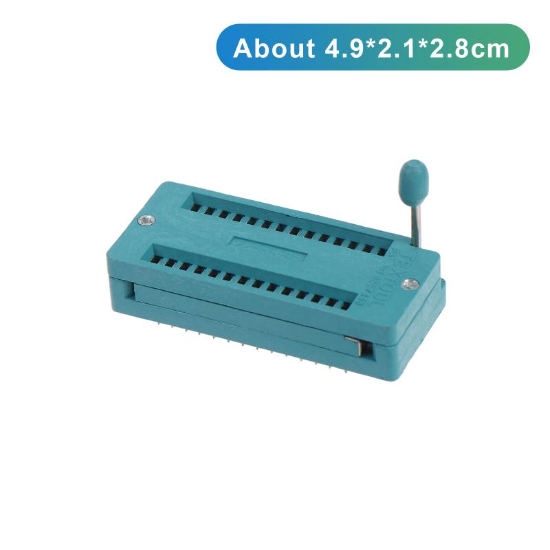 Universal IC Locking Test Socket 1Pcs Durable Multi Sizes 14P to 48P Fit Wide Narrow  for Electronic Circuit Repair