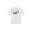 MLB T-Shirt Los Angeles Dodgers Shohei Ohtani Casual Versatile Simple Short Sleeve Kids Tops White 3Z3B7HN00-LADSO