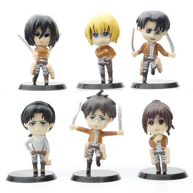 18cm Attack On Titan Figure Rival Ackerman Action Figure Package Ver .Levi Pvc Action Figure Rivaille Collection Model Toys