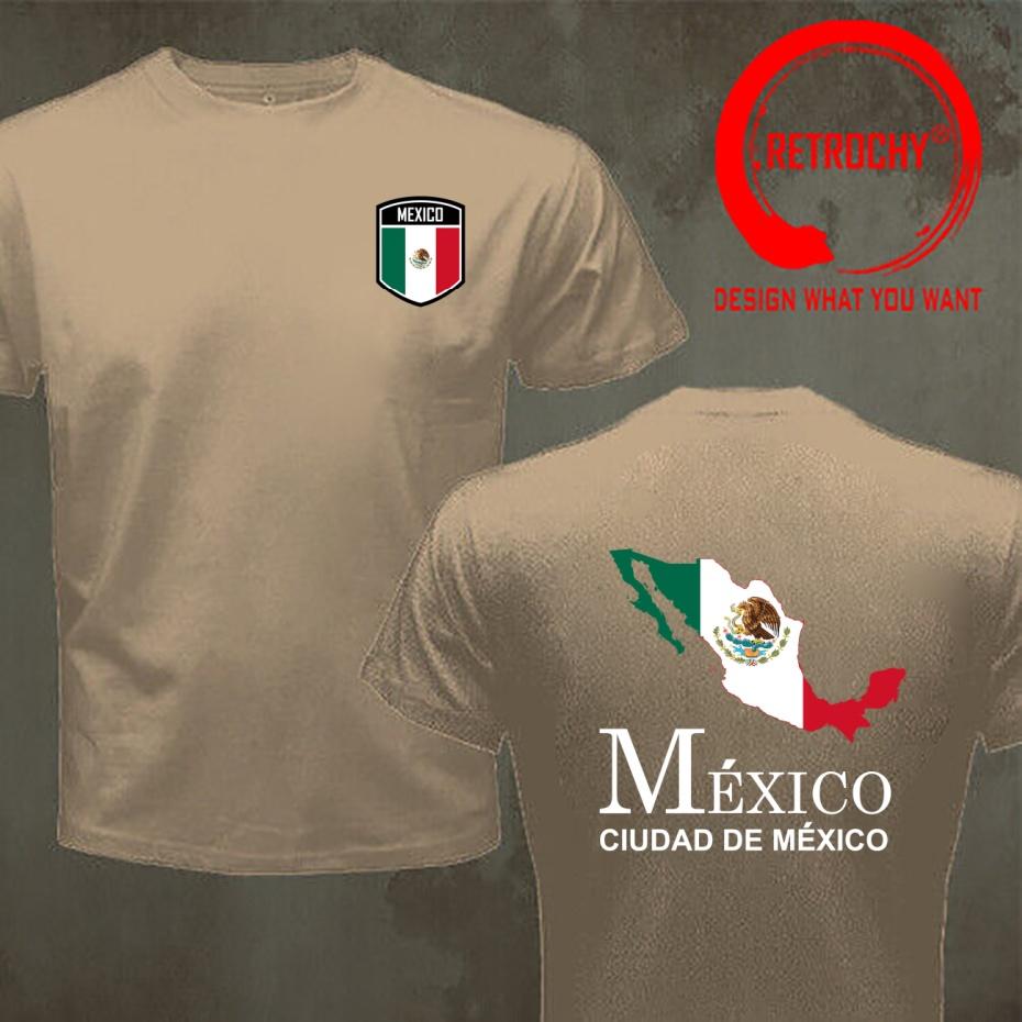 Funny Design Mexico Flag Map Shirt Unisex Fashion Trendy Casual Clothing Stylish Tops Tee Shirt Leisure Tshirt Unisexs Tshirt
