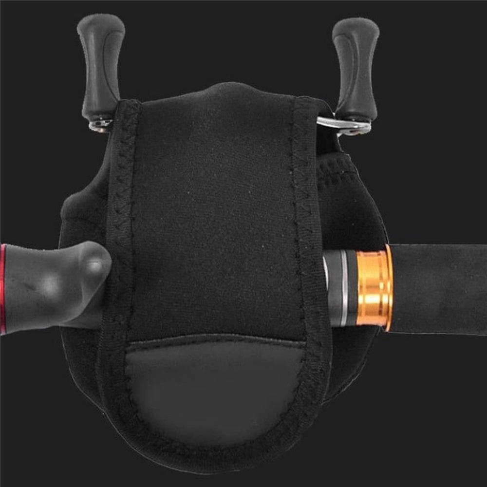 2 шт. Сумка для рыболовной катушки Чехол для катушки для бейткастинга Защитный чехол для катушки Водонепроницаемый Защитный чехол для катушки для бейткастинга