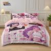 3pcsK-Pop Demon Hunters printed coreless down duvet cover set multi size bedroom bedding holiday decoration machine washable