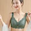 Нелегкое нижнее белье большого размера для женщин, ультратонкие модели, собирают и закрывают под грудью, противопровисающий бюстгальтер