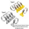 Welding New Repair Tool Hardware Sealing Exhaust Pipe Clip Hose Clamps Stainless Steel T Bolt
