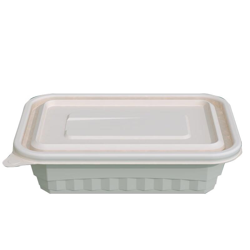 Disposable 500ml Rectangular Corn Starch Takeout Container