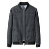Spring and Autumn Casual Fashion Versatile Coat Thin Jacket Men's Baseball Collar Top Middle-aged Men's Dad