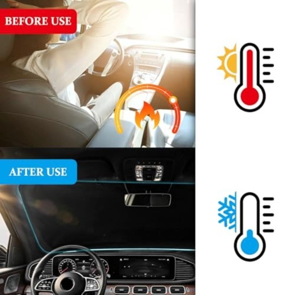 Foldable Design Car Sunshade Cover UV Heat Blocker Front Window Protector Car Front Window