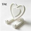 Birthday Gift for Best Friends Minimalist Heart Shaped Phone Tablet Stand, 3D Printed Cute Desktop Holder, DIY Compact Office Desk Decor Blank