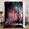 "Interstellar Spacecraft in Galaxy Design Warm blanket - Flannel blanket for bedroom, living room, sofa, and nap sofas"