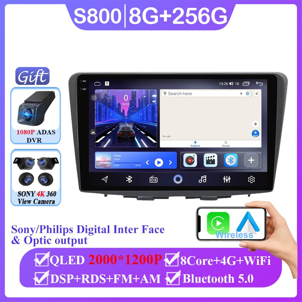 For Suzuki Baleno 2015 - 2021 Android 14 Car Radio Multimedia Video Player GPS Navigation Carplay Touch Screen Auto Stereo WIFI
