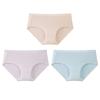 Yiershuang Women's Modal Mid-Waist Briefs 3-Pack