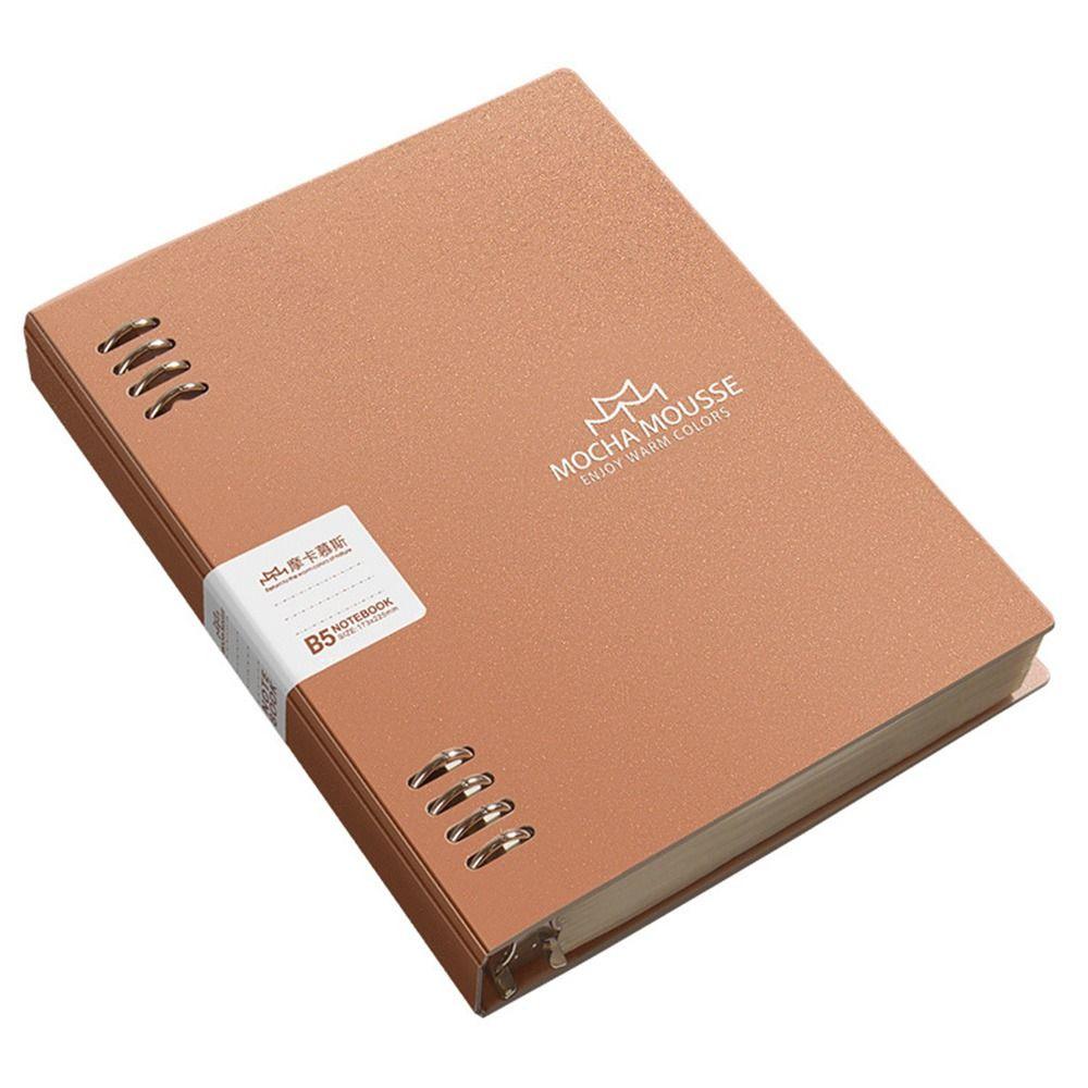 Simple A5/B5 Loose-leaf Notebook Refillable Horizontal Line Inner Pages Memo Pad Detachable Binder Diary Book Students