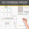 ADHD Cleaning Planner, Weekly and Monthly Organizing Planner with Cleaning Schedule and Checklist for Adults, Women for Household, Home, Kitchen,