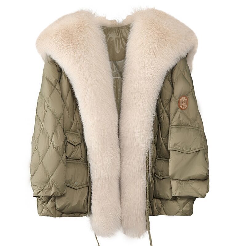 New Arrival - Super Plus Fur Collar Coat for Women, Warm and Fashionable