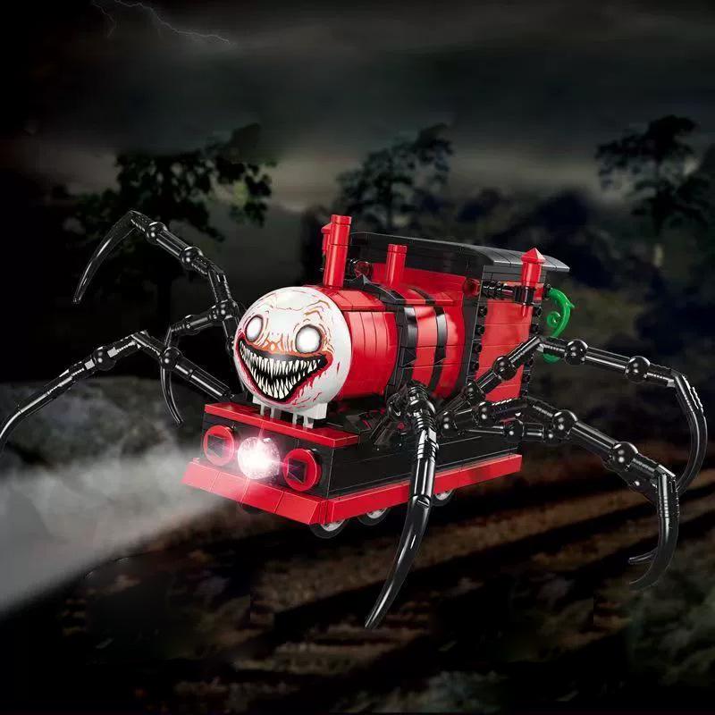 Charles Train Horror Spider Building Blocks: Challenging Assembly Model for Boys
