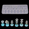 International Chess Shape Silicone Mold Diy Clay Epoxy Resin Mold Pendant Mold