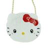 Sanrio Characters Fur Shoulder Bag Hello Kitty Die-Cut