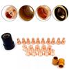 Optimal Performance Plasma Tip Electrode Shield Kit for Eastwood VersaCut 40A Cutter CB50 Torch 23pcs Collection