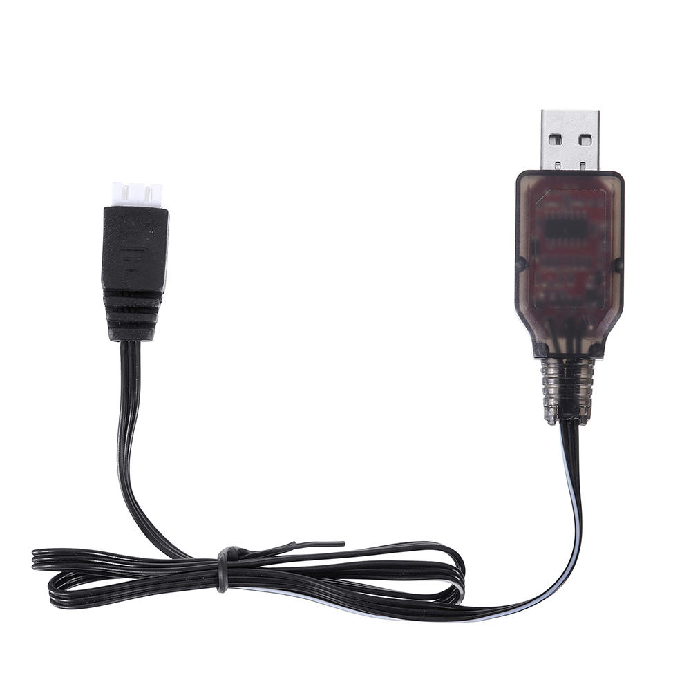 HS USB Charging Cable 7.4V 2S Li-ion Battery Charger for 18301 18302 18311 18312 1/18 RC Car Parts