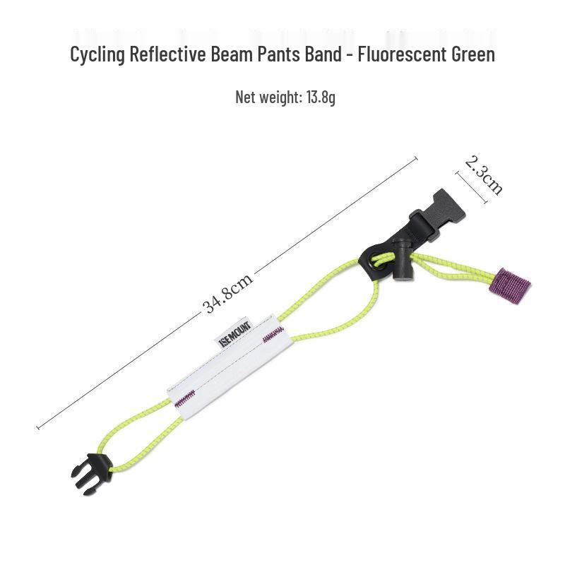 Reflective Elastic Leg Bands for Cycling