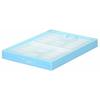 JEJ Astage Foldable Container, Blue, Approx. W35 X D49 X H25.2cm (5.6cm When Folded), Ideal for Organizing Tools, Camping, BBQs, and Outdoor Gear