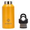 RevoMax V3 Vacuum Insulated Flask DWF-12137B, Lemon Yellow, 355mL Slim, One-Touch Operation, Keeps Drinks Hot or Cold, Perfect for Carbonating