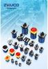 Zhuochao SZW26-25/D202.2 Universal Rotary Switch, 3-Speed, 2-Section, Two-Open One-Close, 102 Panel