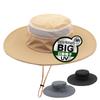 Safari Large Extra Large Brim Sun Hat UV Size Chin Mountain Outdoor [MITSU-Q] Men's Hat, Size, [Mesh] 60-67cm, 10cm, [Domestically Tested, 99.9%