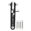 6825 Alloy Watch Strap Remover Adjuster Tool V Shaped Spring Bar Plier (Black 6-Pin)