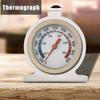 Stainless Steel Stand Oven Thermometer Food Up Dial Meats Temperature Gauge