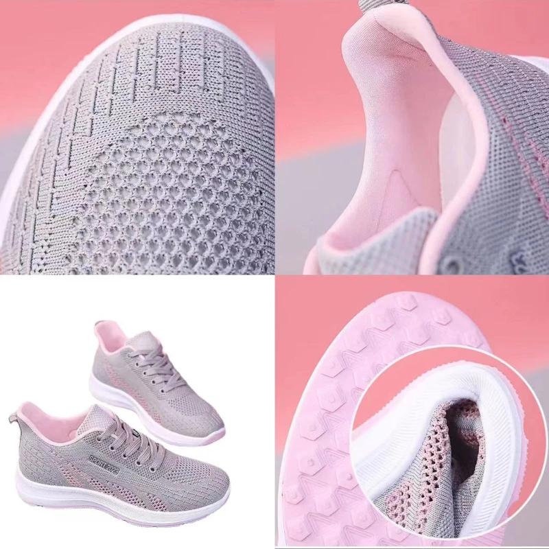 Мода Мода Женские кроссовки Легкая женская обувь Удобные женские вулканизированные туфли Уличные кроссовки на шнуровке Zapatillas